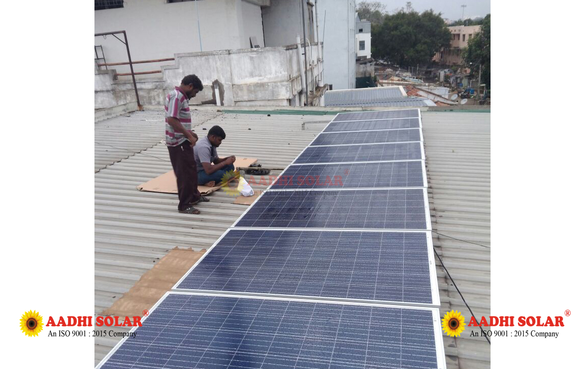 Aadhi Solar Power Plant On Grid